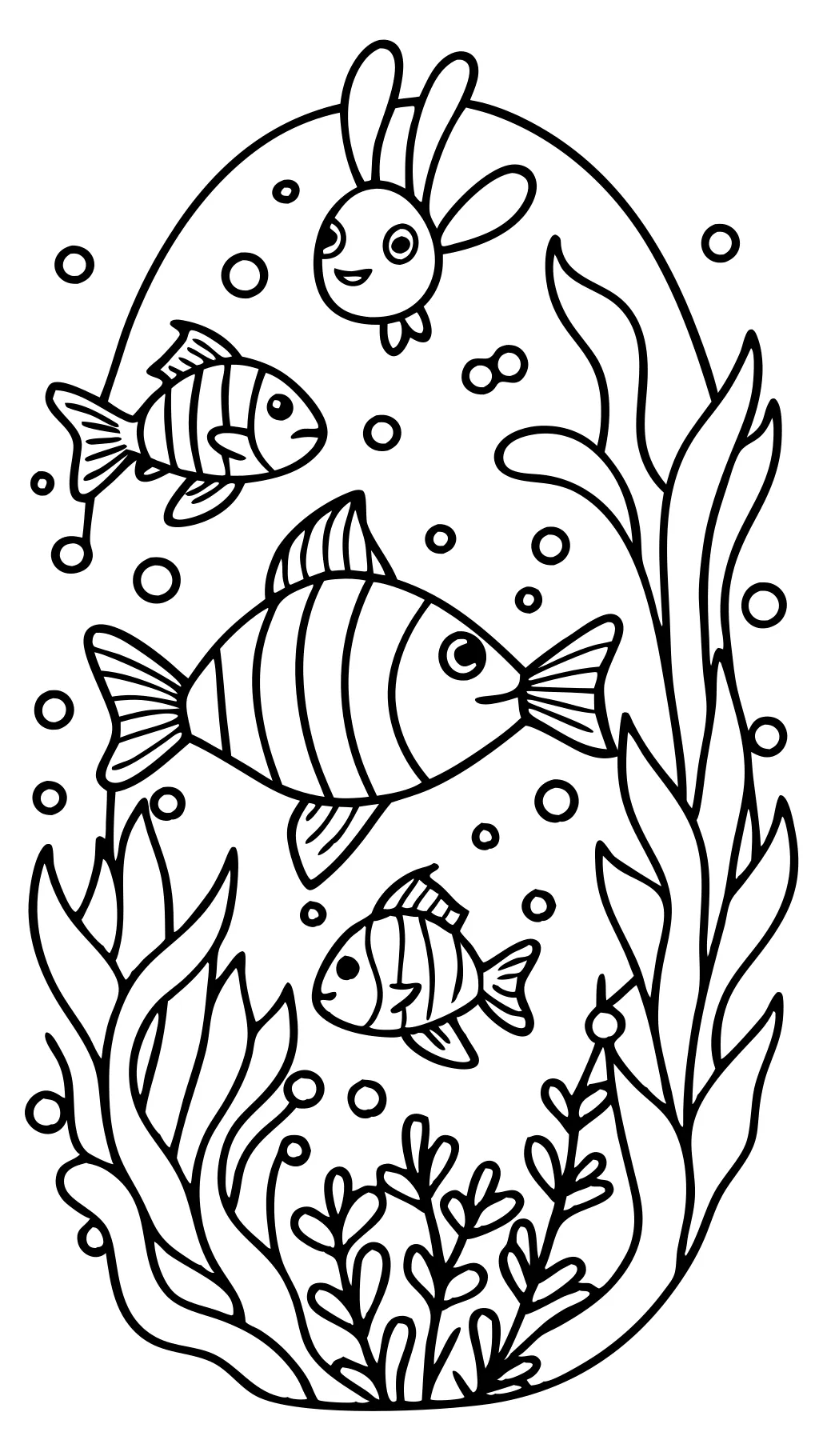 coloriages de poisson pour adultes